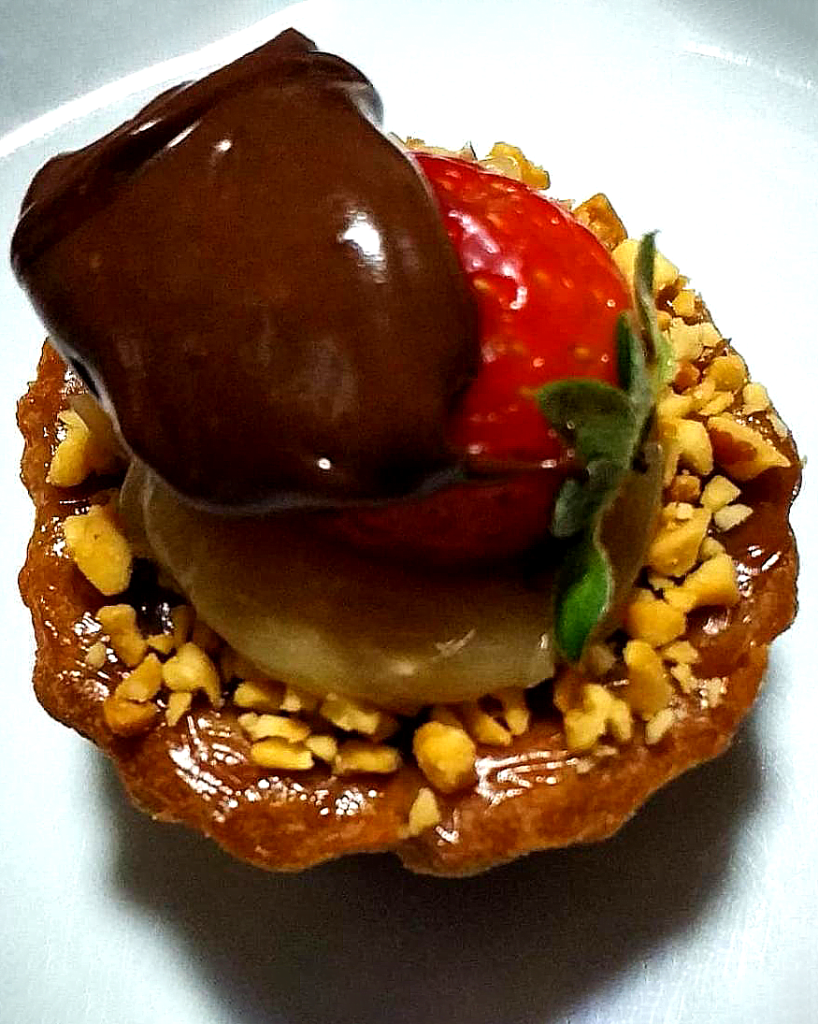 Tortinha Mini de Chocolate com Doce de Leite